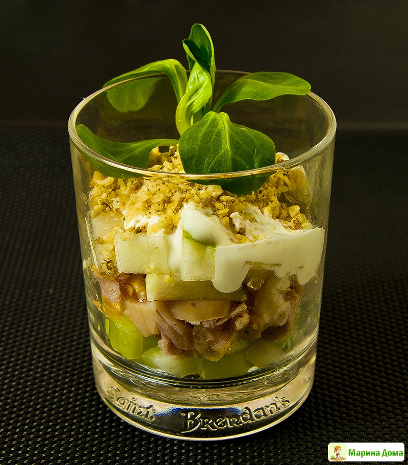 Салат с грецкими орехами — 95 рецептов с фото пошагово
